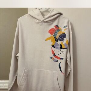 Floral Graphic Hoodie - Express